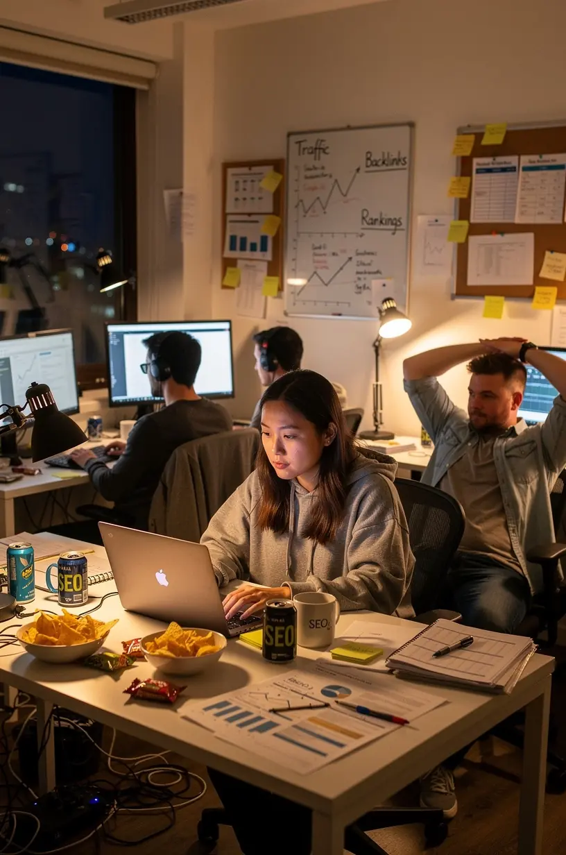 Modern office workspace