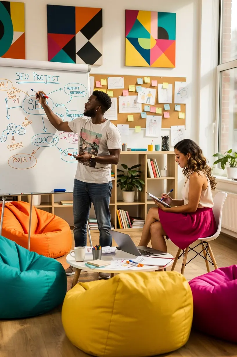 Professional team collaboration